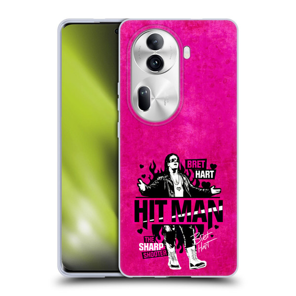 WWE Bret Hart Hitman Soft Gel Case for OPPO Reno11 Pro