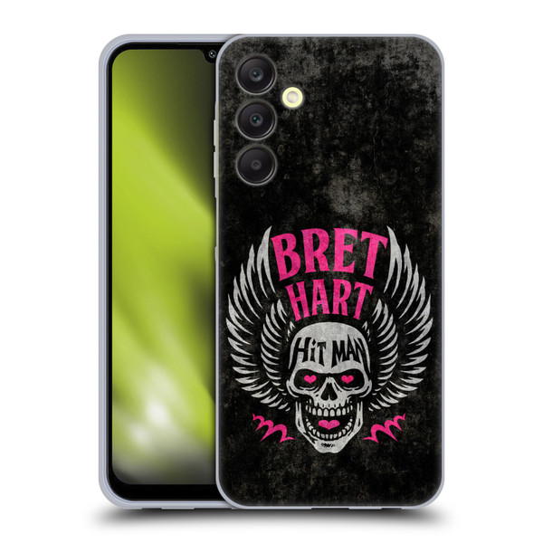 WWE Bret Hart Hitman Skull Soft Gel Case for Samsung Galaxy A25 5G