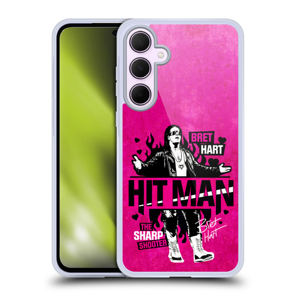 WWE Bret Hart Hitman Soft Gel Case for Samsung Galaxy A35 5G