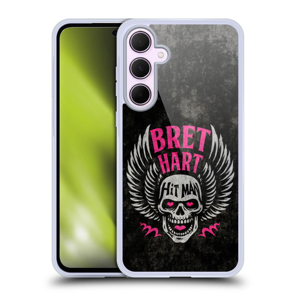 WWE Bret Hart Hitman Skull Soft Gel Case for Samsung Galaxy A35 5G