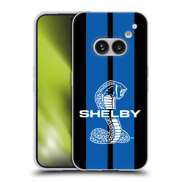 Shelby Car Graphics Blue Soft Gel Case for Nothing Phone (2a)