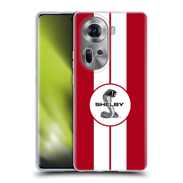 Shelby Car Graphics 1965 427 S/C Red Soft Gel Case for OPPO Reno11
