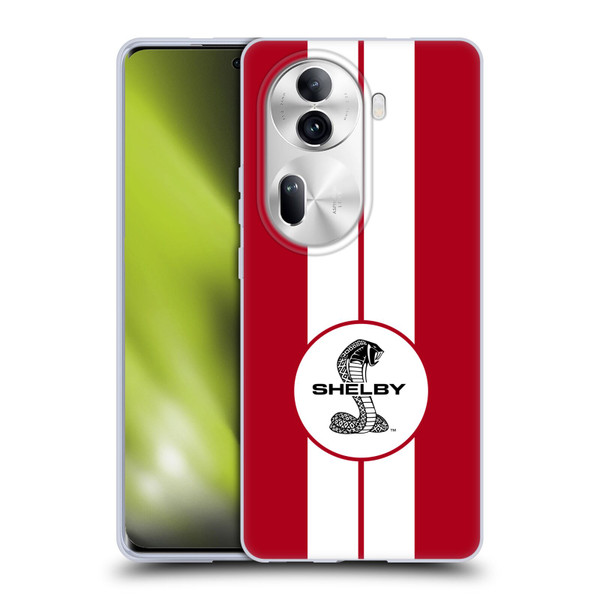 Shelby Car Graphics 1965 427 S/C Red Soft Gel Case for OPPO Reno11 Pro