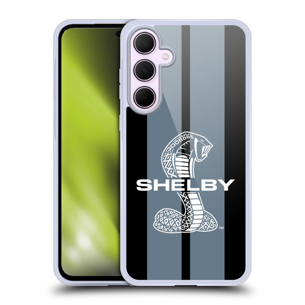 Shelby Car Graphics Gray Soft Gel Case for Samsung Galaxy A35 5G