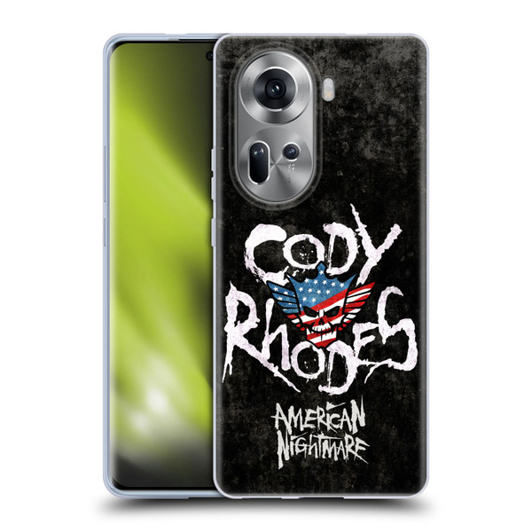 WWE Cody Rhodes Distressed Name Soft Gel Case for OPPO Reno11