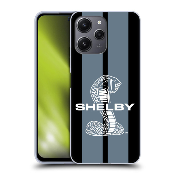 Shelby Car Graphics Gray Soft Gel Case for Xiaomi Redmi 12