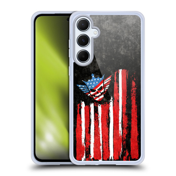 WWE Cody Rhodes Superstar Flag Soft Gel Case for Samsung Galaxy A55 5G