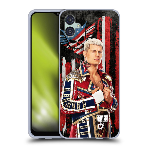 WWE Cody Rhodes American Nightmare Flag Soft Gel Case for Samsung Galaxy M04 5G / A04e