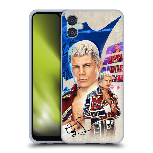 WWE Cody Rhodes Superstar Graphics Soft Gel Case for Samsung Galaxy M04 5G / A04e