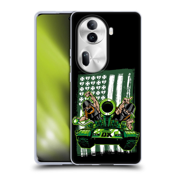 WWE D-Generation X Flag Soft Gel Case for OPPO Reno11 Pro