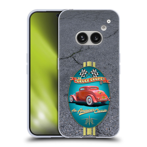 Larry Grossman Retro Collection Deuce Coupe Classic Soft Gel Case for Nothing Phone (2a)