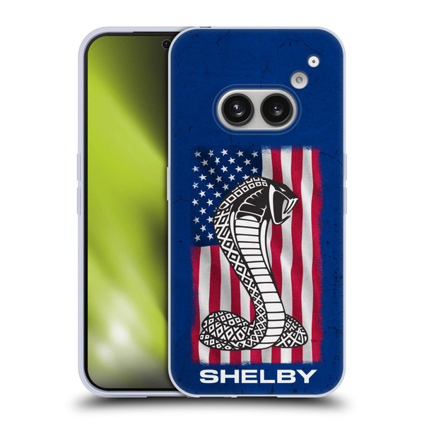 Shelby Logos American Flag Soft Gel Case for Nothing Phone (2a)