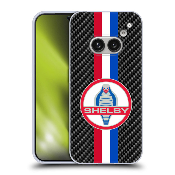 Shelby Logos Carbon Fiber Soft Gel Case for Nothing Phone (2a)