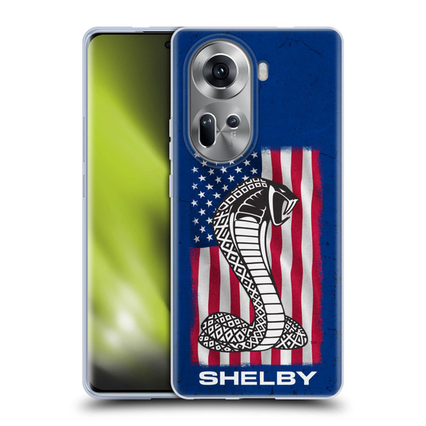 Shelby Logos American Flag Soft Gel Case for OPPO Reno11