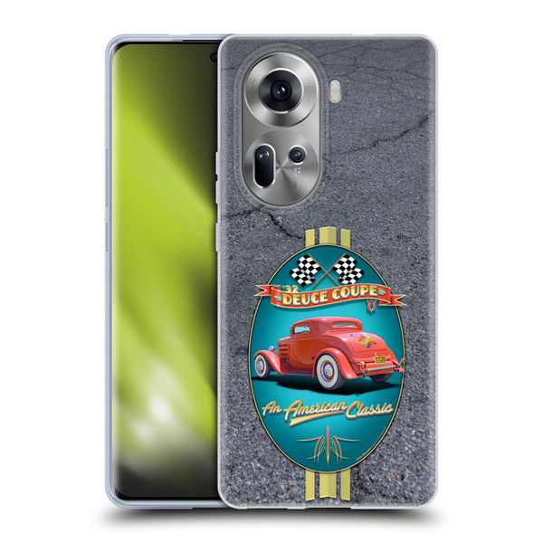 Larry Grossman Retro Collection Deuce Coupe Classic Soft Gel Case for OPPO Reno11