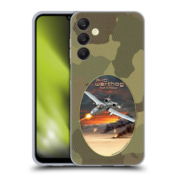 Larry Grossman Retro Collection A-10 Warthog Soft Gel Case for Samsung Galaxy A25 5G