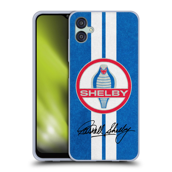 Shelby Logos Distressed Blue Soft Gel Case for Samsung Galaxy M04 5G / A04e
