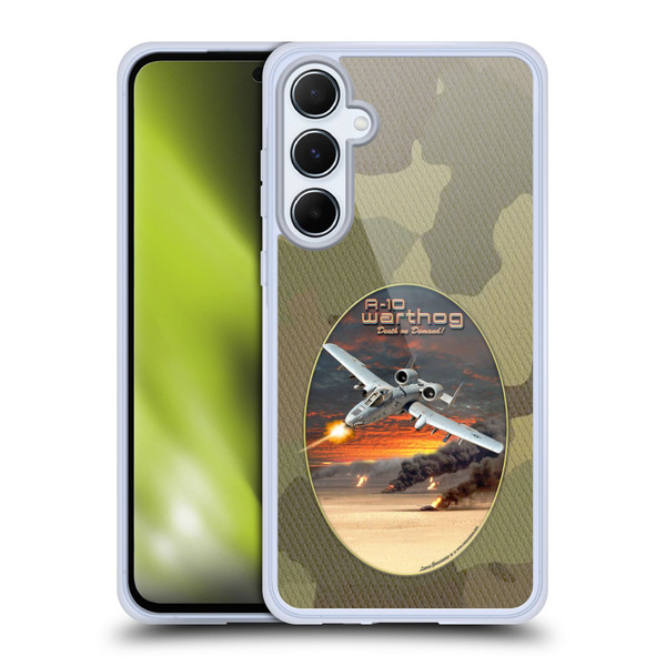 Larry Grossman Retro Collection A-10 Warthog Soft Gel Case for Samsung Galaxy A55 5G