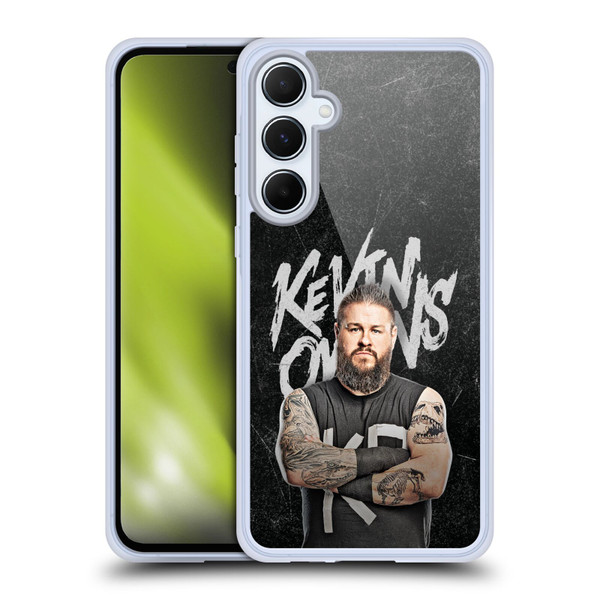 WWE Kevin Owens Portrait Soft Gel Case for Samsung Galaxy A55 5G