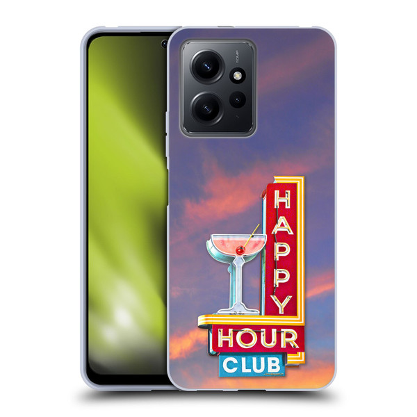 Larry Grossman Retro Collection Happy Hour Club Soft Gel Case for Xiaomi Redmi Note 12 4G