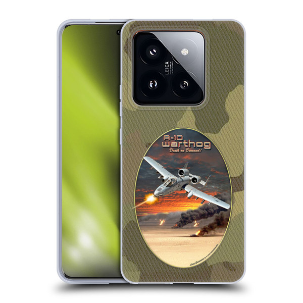 Larry Grossman Retro Collection A-10 Warthog Soft Gel Case for Xiaomi 14 Pro