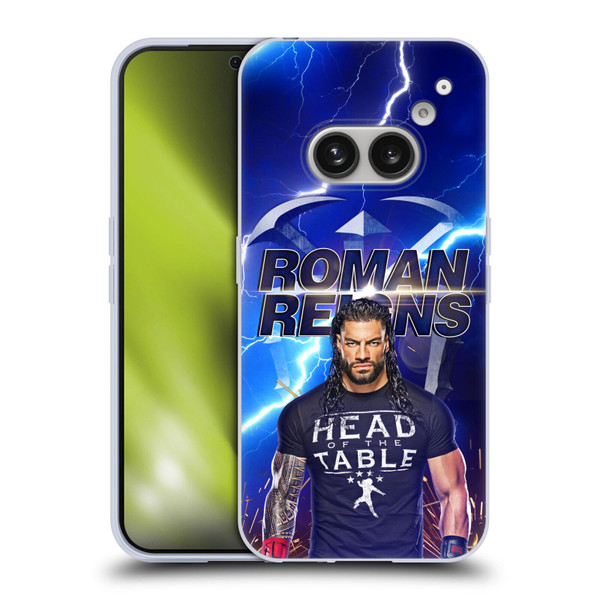 WWE Roman Reigns Lightning Soft Gel Case for Nothing Phone (2a)