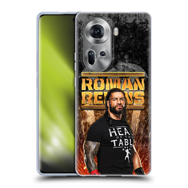 WWE Roman Reigns Grunge Soft Gel Case for OPPO Reno11