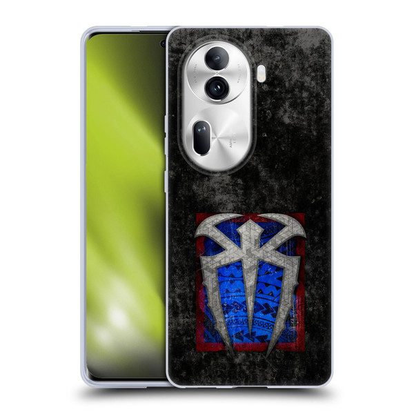 WWE Roman Reigns Distressed Logo Soft Gel Case for OPPO Reno11 Pro