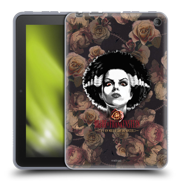 Universal Monsters The Bride Of Frankenstein World Of Gods And Monsters Soft Gel Case for Amazon Fire 7 2022