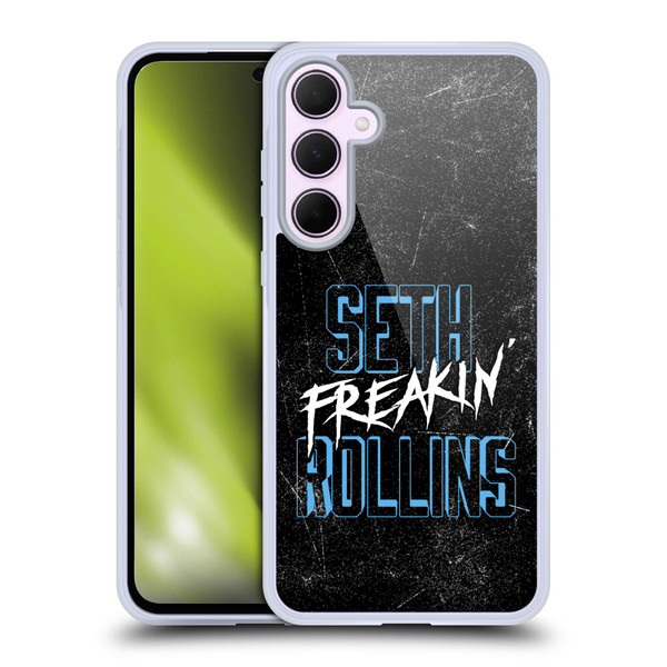 WWE Seth Rollins Logotype Soft Gel Case for Samsung Galaxy A35 5G