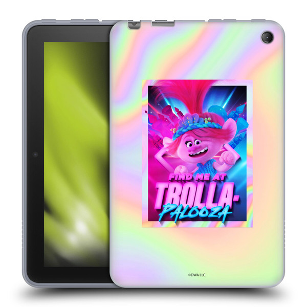 Trolls 3: Band Together Art Trolla-Palooza Soft Gel Case for Amazon Fire 7 2022