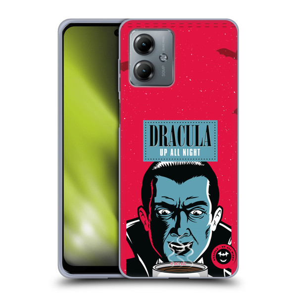 Universal Monsters Dracula Up All Night Soft Gel Case for Motorola Moto G14