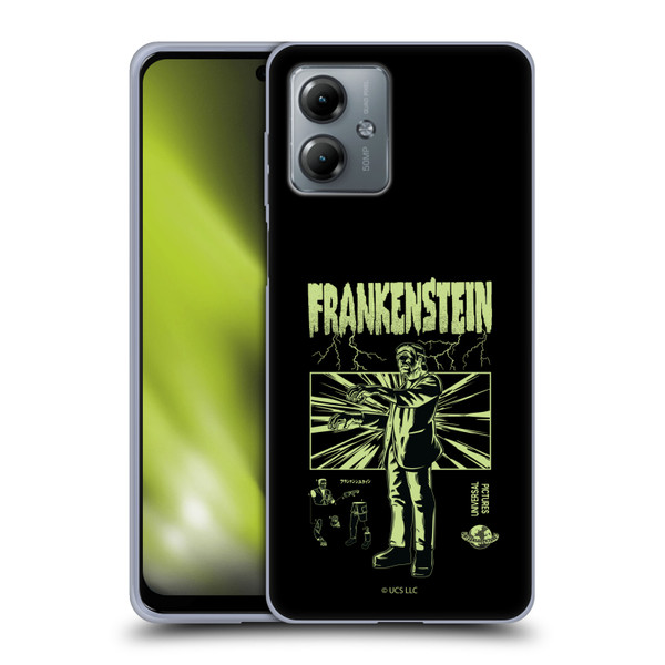 Universal Monsters Frankenstein Lightning Soft Gel Case for Motorola Moto G14