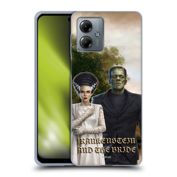 Universal Monsters Frankenstein Photo Soft Gel Case for Motorola Moto G14