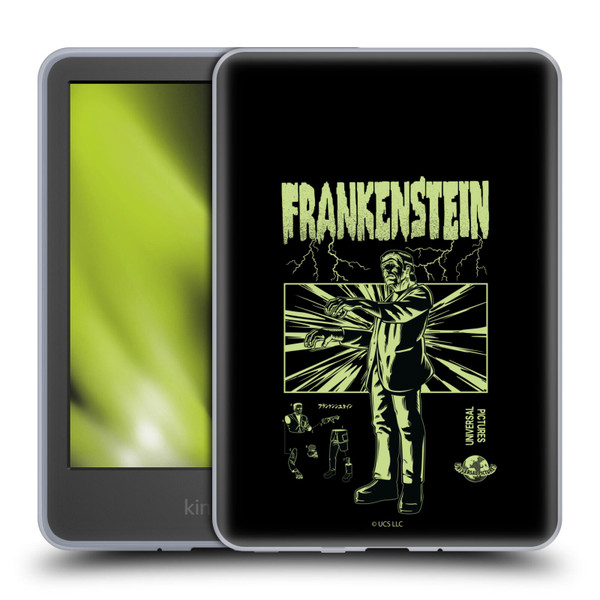 Universal Monsters Frankenstein Lightning Soft Gel Case for Amazon Kindle 11th Gen 6in 2022