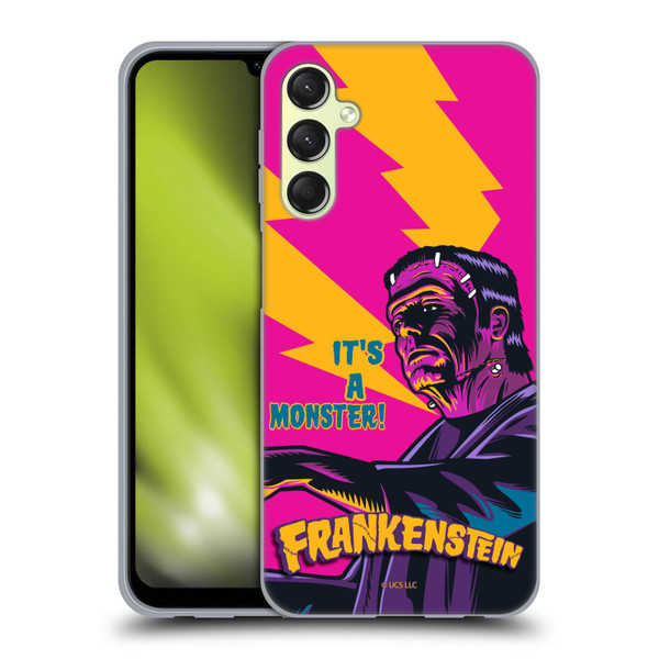 Universal Monsters Frankenstein It's A Monster Soft Gel Case for Samsung Galaxy A24 4G / M34 5G