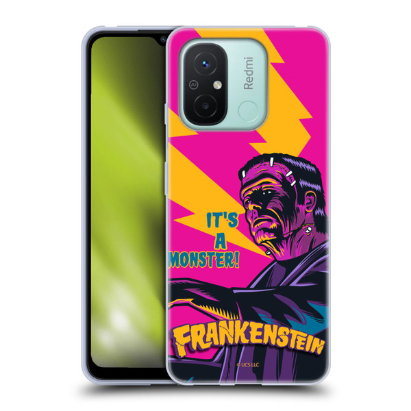 Universal Monsters Frankenstein It's A Monster Soft Gel Case for Xiaomi Redmi 12C