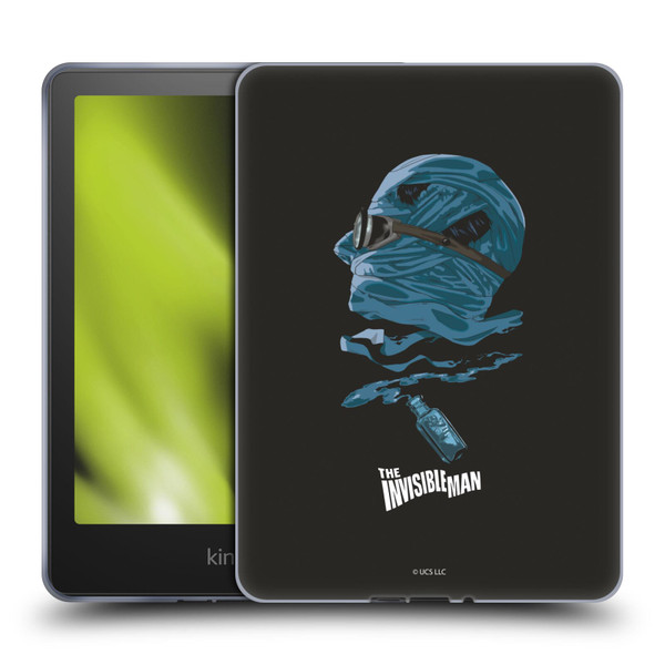 Universal Monsters The Invisible Man Blue Soft Gel Case for Amazon Kindle Paperwhite 5 (2021)