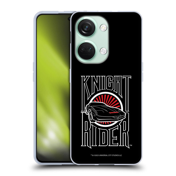 Knight Rider Core Graphics Logo Soft Gel Case for OnePlus Nord 3 5G