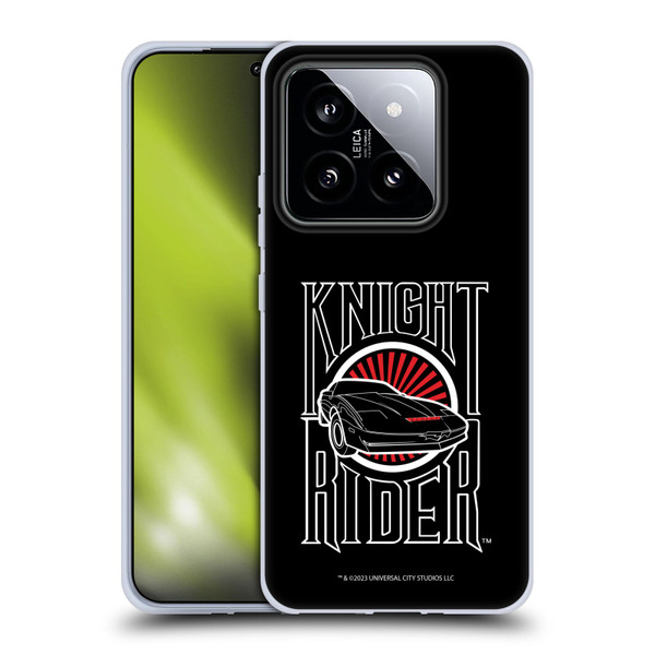 Knight Rider Core Graphics Logo Soft Gel Case for Xiaomi 14