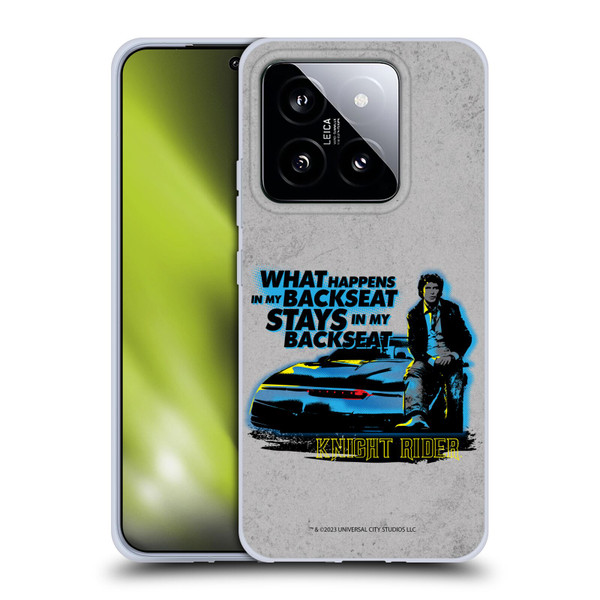 Knight Rider Core Graphics Michael Back Seat Soft Gel Case for Xiaomi 14