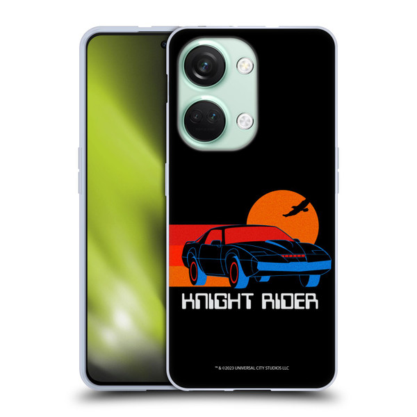 Knight Rider Graphics Kitt Sunset Soft Gel Case for OnePlus Nord 3 5G