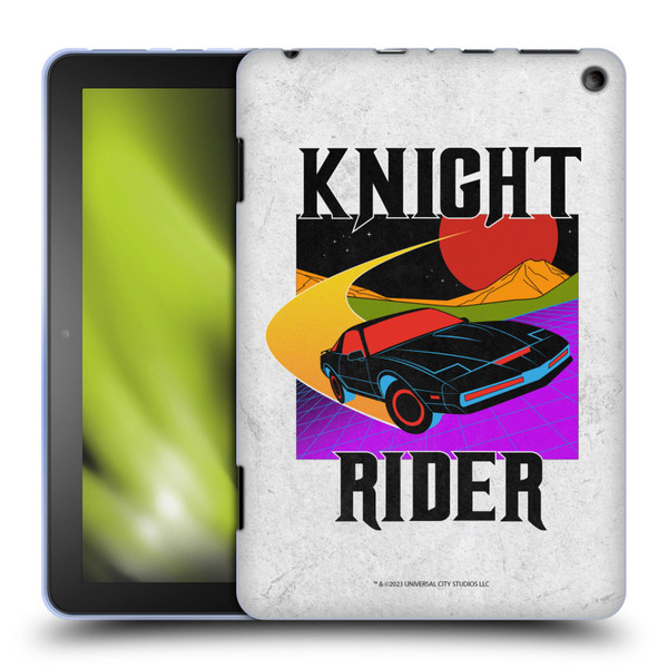 Knight Rider Graphics Kitt Speed Soft Gel Case for Amazon Fire HD 8/Fire HD 8 Plus 2020