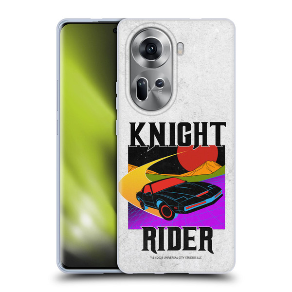 Knight Rider Graphics Kitt Speed Soft Gel Case for OPPO Reno11