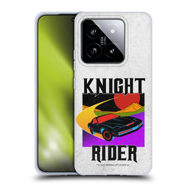 Knight Rider Graphics Kitt Speed Soft Gel Case for Xiaomi 14