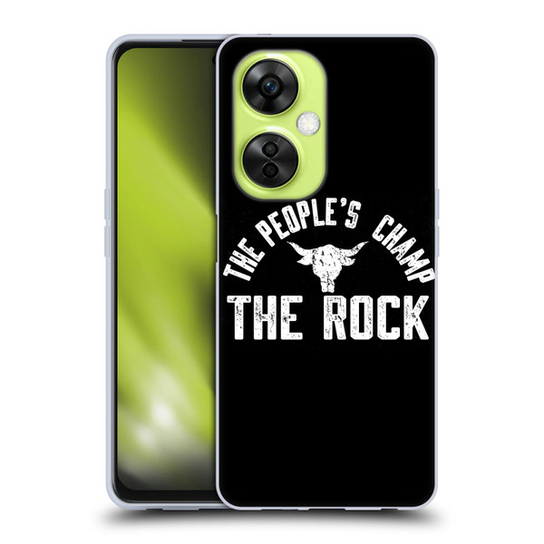 WWE The Rock The People's Champ Soft Gel Case for OnePlus Nord CE 3 Lite 5G