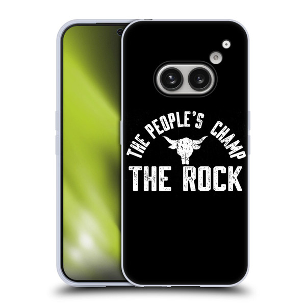 WWE The Rock The People's Champ Soft Gel Case for Nothing Phone (2a)