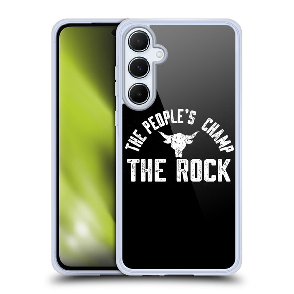 WWE The Rock The People's Champ Soft Gel Case for Samsung Galaxy A55 5G