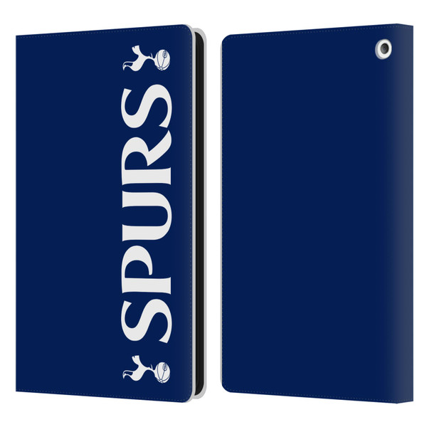 Tottenham Hotspur F.C. Badge SPURS Leather Book Wallet Case Cover For Amazon Fire HD 8/Fire HD 8 Plus 2020