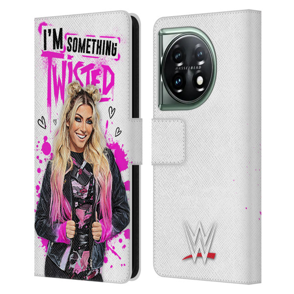 WWE Alexa Bliss Something Twisted Leather Book Wallet Case Cover For OnePlus 11 5G